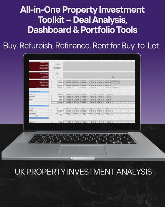 All-in-One Property Investment Toolkit – Deal Analysis, Dashboard & Portfolio Tools